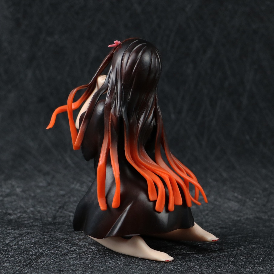12CM Anime Demon Slayer Figure Kamado Nezuko Sexy Kneeling Pose Model Doll PVC Static Decoration Collection 2 - Demon Slayer Figure