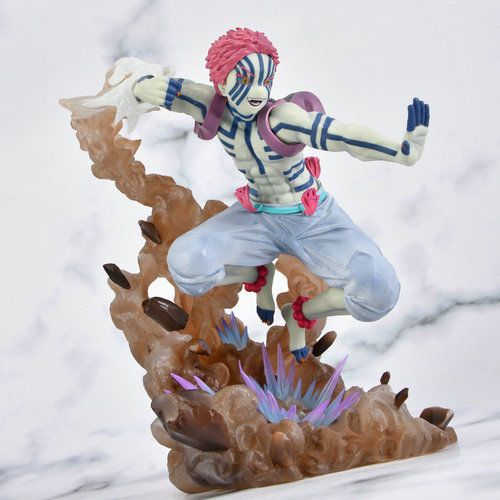18cm Demon Slayer Anime Figure Juuni Kitsuki Akaza PVC Action Figure Tanjirou Zenitsu Kimetsu no Yaiba - Demon Slayer Figure