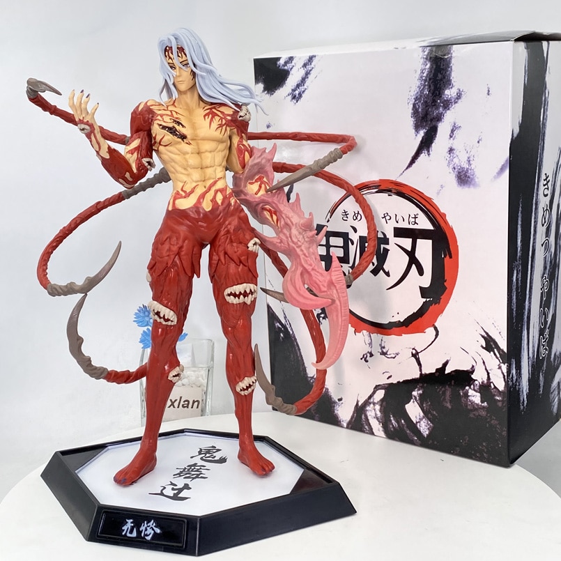 30CM Demon Slayer Anime Figure Kibutsuji Muzan PVC Action Figure Sugikuni Yoriichi Daki Giyuutarou Collection Model 1 - Demon Slayer Figure